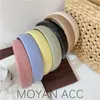 Nieuwe retro zomer lederen haarband spons meisjes wassen gezicht hoofdband elegante make-up hoofdband mode hoofdtooi accessoires