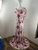 Robes de maternité vêtements élégants fleurs fête longue robe accessoires de photographie de maternité Vestidos G220602