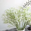 Fiori decorativi 1pc Gypsophila Bouquet di fiori finti Simulazione di plastica per la decorazione di feste domestiche Holding di nozze