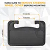 New New Charger Steering Wheel Portable Car Laptop Computer Desk Mount Stand Coffee Goods Tray Board Dining Table Holder Accessories