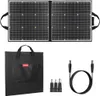 Flashfish 18V Portable Folding Mobile Phone Charger Laptop Solar Charger 100w portable solar panel charger for laptop