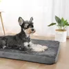 Pens Orthopedic Pet Bed Waterproof Dog Mattress with Removable Cover EggCrate Memory Foam Dog Bed Calming Cat Mat Plush Puppy Mat