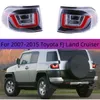 Bilstyling för Toyota 20 07-20 15 FJ Land Cruiser Taillight Assembly LED Running Light Driving Turn Signal Brake Lamp Auto Accessories