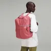 Ll 23l mochila sacos de yoga mochilas portátil viagem ao ar livre sacos esportivos à prova dwaterproof água adolescente escola preto cinza