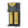 100% Original ADEASKA Q2 3A Intelligent Universal Smart Battery Charger Lithium Batteries Dual 2 Slots Chargers For IMR Li-ion Ni-MH Ni-Cd 18650 18350 14650 14500