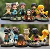 Demon Slayer Anime Action Figure Kimetsu geen Yaiba Kamado Tanjirou Agatsuma Zenitsu Nezuko Warrior PVC Model Speelgoed