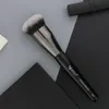 Brushes Beili Black Handle Make Up Brushes Soft Synthetic Hair Big Powder Cream Foundation 2pcs Face Makeup Brushes Box Packing