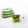 Dinnerware Sets Silicone Collapsible Lunch Box Storage Container Foldable Bento BPA Free Microwavable Portable Bowl Outdoor