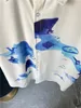 Mężczyźni designerskie koszule Summer Shoort Sleeve swobodne koszule moda luźna polo w stylu plażowym oddychające tshirts tee ubrania m-3xl lk46