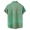 Męskie koszule plus size 2023 seksowne 3D cyfrowy wzór koszulki męskiej Retro Hawaiian Man Street krótkie rękawie luźne dla mężczyzn