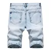 Shorts pour hommes Hot nouvelle mode larme jeans marque vêtements Bermudes été coton denim shorts hommes taille 28-42 P230602