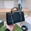 2023-West Long Bamboo Torby Crossbody Desigber Diana Torka na ramię torebka luksusowa bambusa torba