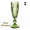 150 ml Vintage Emed Glass Red Wine Juice Cups Wedding Party Champagne Flutes Goblet For Bar Restaurant Home JN02