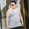 Regatas masculinas de algodão tamanho grande roupas masculinas de verão L-6XL singlets sem mangas colete fitness camiseta respirável para musculação streetwear