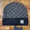 Atacado 2023 moda masculina e feminina chapéus de grife malha xadrez gorro de inverno gorro