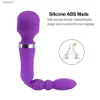 Massage Items Toverstaf 2 In 1 Anale Plug Vrouwelijke Masturbator Lesbische 10 Modi Vibrator Erotische Machine Sexy Speelgoed voor Vrouwen Volwassenen Producten L230518