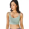 Yoga Outfit Femme Soutien-Gorge Haut Push Up Nylon Séchage Rapide Fitness Jogging Formation Bodybuilding Sous-Vêtements D'entraînement Rembourré Hauts De Sport Pour Les Femmes