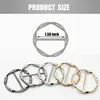 Jewelry Pouches 5PCS Scarf Ring Clip Tie Clips For Women Fashion T-Shirt Twist Knot Buckle Circle Clothing Wrap Holder