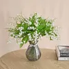 Flores decorativas 1 PC Sino Artificial Orquídea Toque Real Plantas Folhas Decoração Casamento Casa Jardim Decoração Produtos Domésticos