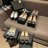 Designer Espadrilles Classic Channel Shoes Chanelshoes Flat Bottom Grass Weaving Derma Luxury Casual Women Shoes Loafers Fisherman Sneakers Chanells Sandaler