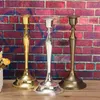 Kerzenhalter 2 teile/los Silber Gold Halter 1 Halterung Zinklegierung Hohe Qualität Säule Hochzeit Event Portavelas Kerzenhalter