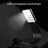 Bordslampor ABS BOK LJUS 6000K RECHARGEABLE LÄSNING LAMP Hög Effektivitet Bekväma Vision Mini -klipp på skrivbord Hemtillbehör