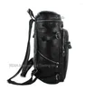 Mochila Escolar Masculino Livro Marrom Alta Bolsa Masculina Couro Qualidade Viagem Feminina Moda Mochila Preto Genuíno