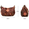 Sacs de soirée sac en cuir de vache véritable femme grande capacité décontracté Patchwork luxe créateur niche à la mode femme épaule bandoulière