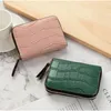 Card Holders Women Business Holder Men PU Leather Black Brown Green Wallet Bag Zipper ID Bank Case Money