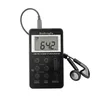 HanRongDa Mini Radio Portable AM/FM Dual Band Stereo Pocket Receiver With Battery LCD Display & Earphone HRD-103