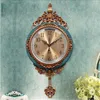 Wanduhren Luxus Gold Uhr Wohnzimmer Stille Kreative Schaukel Uhren Schlafzimmer Quarz Reloj De Pared Wohnkultur XFYH