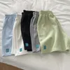 Damen-Shorts, koreanische einfache einfarbige lässige Shorts, Sommermode, lose Vintage-Frauen, elastische Taille, schicke Harajuku-Frauenshorts 230602