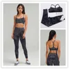 Qp trapstar Femmes en forme de Y Dos LL Yoga Soutien-gorge Fiess Align Pantalon Sportwear Gym Wear Vêtements Yoga Set Lady Fashion Womans Sportswear Suits