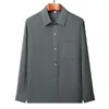 Men's Casual Shirts Long Sleeved For Middle Aged And Elderly Mens Summer Thin Men's Clothes European American Style