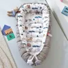 قضبان السرير Baby Nest Toddler Playpen Crib Infant Cotant Cradle Born Bassinet Pumper Anticollision Portable Kids Excensions 230601