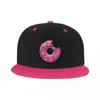 Cappellini da baseball Ciambella personalizzata Ciambella Berretto da baseball Piatto Skateboard Snapback Cappello da papà hip-hop regolabile per pane circolare da donna