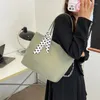 Avondtassen Vrouwen Schouder Tote 2023 Mode Totebag Canvas Shoppers Japanse Koreaanse Portemonnees Handtassen Meisjes Student Boekentas Bolsas