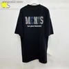 メンズTシャツ23SSヒップホップビッグタグVTM TEEトップ100％コットン特大の古典的なカラフルなカラフルな刺繍獣医Tシャツ女性女性T​​230602