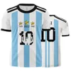 T-shirt da uomo Argentina Maglia da calcio originale Flag Fashion 3D Uomo e donna Street Sport comodo Girocollo Manica corta Top fai da te 230601