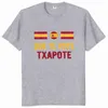 T-shirts voor heren Que Te Vote Txapote T-shirt Grappig Spaans Meme Trend Retro Camiseta 100% Katoen Casual Unisex Soft Oversized T-shirt EU-maat J230602