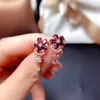 Dangle Earrings Rt Silver Color Garnet For Women Are Good-looking And Sweet Net Red Fashion Sale Earring Set Fine Jewelry