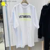 Men's T-Shirts 3D Foam Printing I'LL SHOW YOU MY VETEMENTS T-Shirt Men Women Hip Hop Oversized Black White VTM Short Sleeve Tee Inside Tags T230602