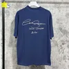 Men's T-Shirts Classic Scrawled Slogan Cole Buxton T Shirts Men Women Hip Hop Oversized Tee Top Brown Royal Blue Short Sleeve Inside Tags T230602