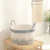 Bed Rails Baby Diaper Caddy Organizer Cotton Rope Nursery Storage Bin Portable Basket for Changing Table and Car 230601