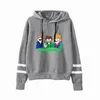 Men's Hoodies Eddsworld Cartoon Anime Unisex Pocketless Parallel Bars Sleeve Sweatshirts Men Women Hoodie 2023 Casual Style Funny Clothes