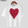 T-Shirts Masculinas 2023 Moda Masculina T-Shirt Impressão Decote Redondo Manga Curta Streetwear Crop Tops Casual Masculino Sexy Fitness Camisetas S-5XL J230602