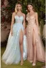 Urban Sexy Dresses Tulle Formal Prom Gown Long Sheer Boning Bodice One Shoulder Floral Applique Skirt Leg Slit Gala Dress Evening Party 230601