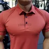 Herr t-shirts män som kör t-shirt gym sport tracksuit man jogging tröja homme atletisk skjorta träning fitness kläder korta ärm toppar j230602