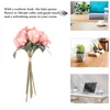 Decoratieve bloemen Kunstbloem Boeket Peony Gesimuleerde bos Faux Ornament