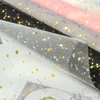 Förpackningspapper Tulle Flower Wrapping Paper Mesh Sequin Bouquet Wrapping Paper Roll Floral Wrappers For Fresh Flower Gift Packaging Paper 230601